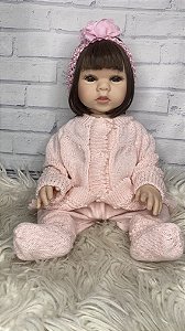 Bebê Reborn Eloise com Corpo de Vinil Siliconado super macio - Que Sonho de Neném