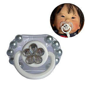 Chupeta Magnética para Bebê Reborn Azul - Que Sonho de Neném