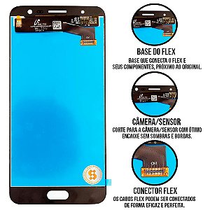 Frontal Galaxy J7 Prime Importado Sem Aro Compatível Com Samsung