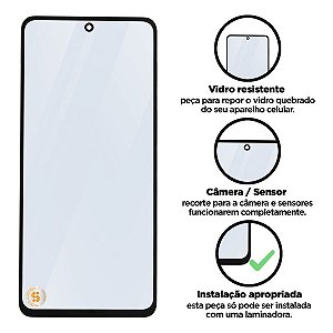 Vidro Poco X3 - Mi Poco X3 Pro - Preto Compatível com Xiaomi