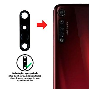 Lente Da Câmera G8 Power - Preto Compatível com Motorola