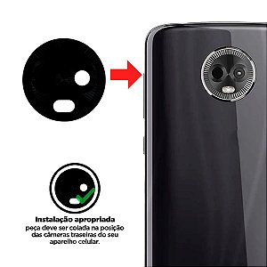 Lente Da Câmera E5 Plus - Preto Compatível com Motorola