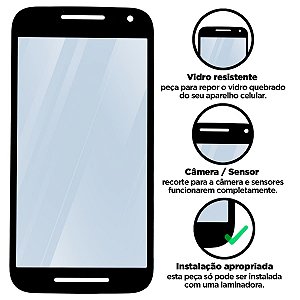 Vidro Moto G3 Compatível com Motorola