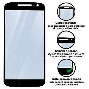 Vidro Moto G4 Plus Compatível com Motorola