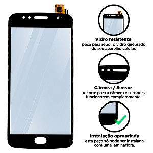 Vidro G5s C / Touch Compatível com Motorola