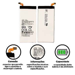 Bateria Galaxy A5 2015 Compatível com Samsung