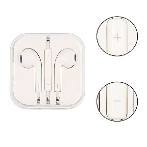 Fone De Ouvido Ear Pods iPhone Compatível com Apple