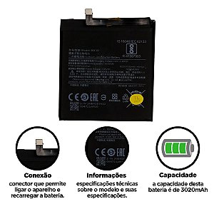 Bateria (Bm3d) Mi 8se Compatível com Xiaomi