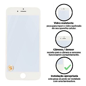 Vidro Iphone 6g com Aro Compatível com Apple