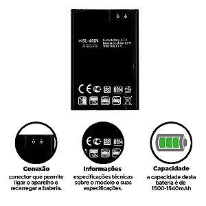 Bateria L3 - L5 Compatível com LG