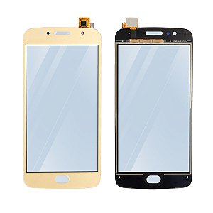 Touch Screen G5s com Touch - com Oca - Dourado Compatível com Motorola