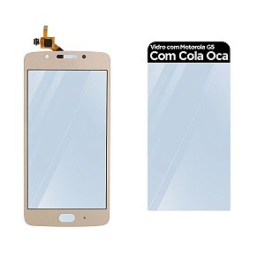 Touch Screen Moto G5 com Touch - com Oca Compatível com Motorola