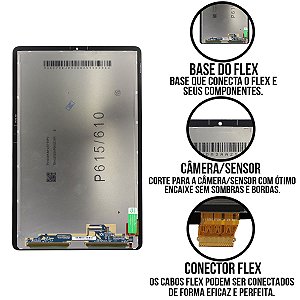 Frontal Galaxy Tab S6 Lite P610n Skytech Premium sem Aro  Compatível com Samsung