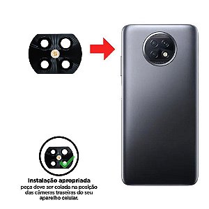 Lente da Câmera Redmi Note 9t Compatível com Xiaomi