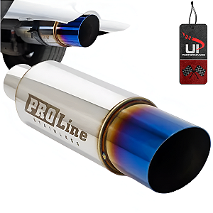 Abafador Final Aco Inox - Corpo 4 Pol - Ponteira Chanfrada 3-1/2 Pol (Burn)