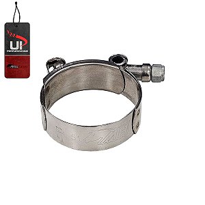 Abraçadeira 100% Inox tipo T / Tucho / T-Clamp para mangotes de 1-1/2" polegadas (D.I 46-51mm)
