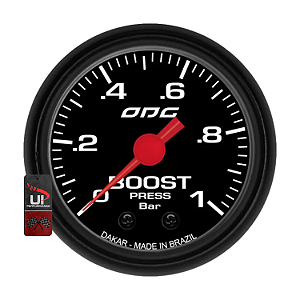 Manômetro Dakar Boost 1 BAR 52 mm