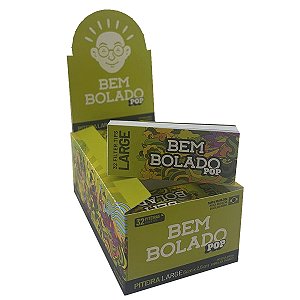 Piteira Bem Bolado Large Verde Papel Folha Branca