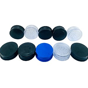 Kit 10 Dichavador Triturador Acrilico Colorido 5,5 Cm Grande