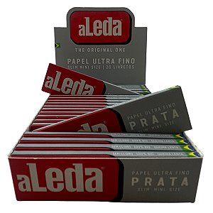 Caixa Seda Aledinha Aleda Prata Cinza Pequena Mini C/ 20 Unidades