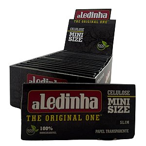 Caixa Seda Aledinha Aleda Preta Celulose Pequena Mini Size