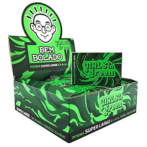 Piteira Papel Bem Bolado Branca Super Large Girls In Green