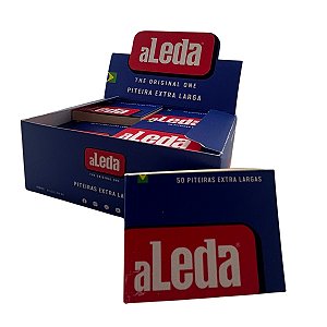 Piteira Aleda De Papel Azul Grande Extra Large Com 20 Blocos