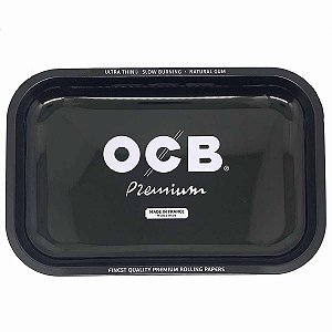 Bandeja De Metal Ocb Media Preta Premium 29 Cm