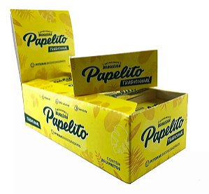 Caixa Piteira Papel Papelito Tradicional Folha Branca