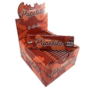 Caixa Seda Papelito Extra Large Grande King Size 50 Livretos
