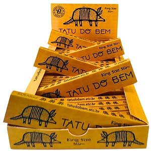 Seda Tatu Do Bem Laranja King Size Slim Caixa C/25 Livretos