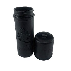 Tubo Porta Papeis Puff Life Preto Porta Isqueiro Anti Odor