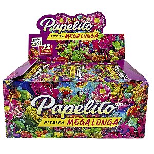 Caixa De Piteira Papelito Biodegradável Mega Longa Dupla 2x1