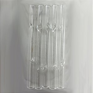 Piteira De Vidro Grande Kit Com 5 Unidades - 7 cm