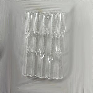 Piteira De Vidro Pequena Kit Com 5 Unidades - 4 cm