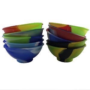 Kit 10 Cuia De Silicone Pequena