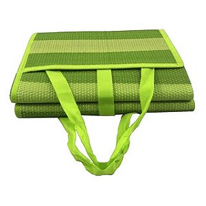 Esteira Tapete de Praia Dobrável 180x90cm Vira Bolsa Areia Diversas Cores