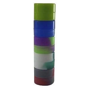 Slick Pote De Silicone Redondo 2 ml - Kit C/ 5 Unidades