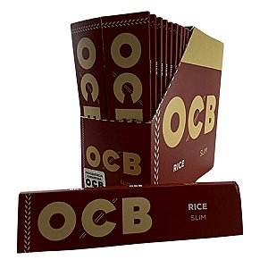 Caixa Seda OCB Rice King Size Slim - 50 Livretos