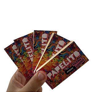 Kit Com 5 Piteiras Papelito Ultra Longa Folha Dupla