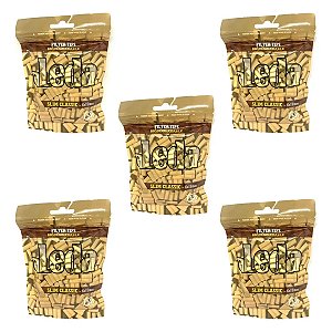 Kit 5 Bags De Filtro Aleda Bio Biodegradável Marrom