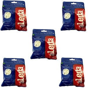 Kit 5 Bags Filtro Aleda Extra Long Slim Com 150 Filtros