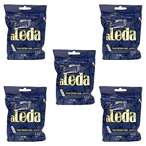 Kit 5 Bags Filtro Aleda Extra Long Slim Com 150 Filtros