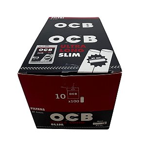 Filtro OCB Ultra Long - Display com 10 Unidades 6x30mm Ultra Longo