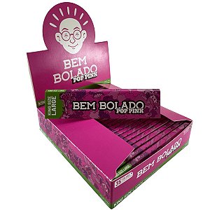 Seda Bem Bolado Pop Pink King Size Large 110x44mm - Display C/25