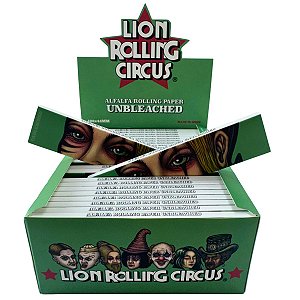 Caixa Seda Lion Rolling Circus Alfafa King Size C/50 Livretos