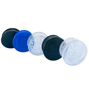 Kit 05 Dichavador Triturador Acrilico Colorido 5,5 Cm Grande