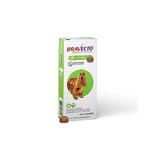 Antipulgas Eficaz Bravecto 500mg para Cães de 10 a 20kg