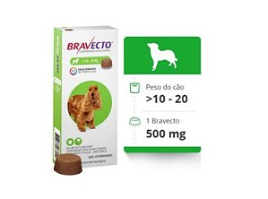 Bravecto 500mg 10 A 20 Kg