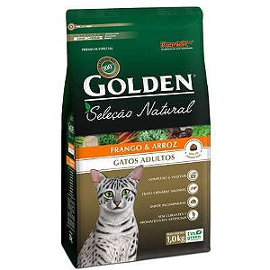 GOLDEN SELECAO NATURAL GATO AD 1KG